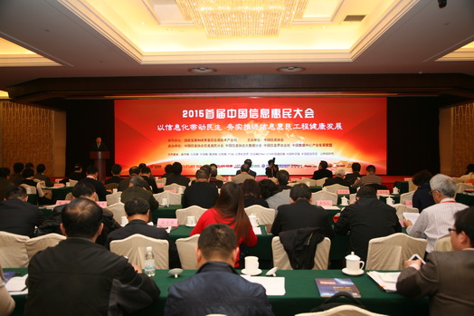 首届信息惠民大会在京召开,中国信息协会会长卢时彻出席大会      