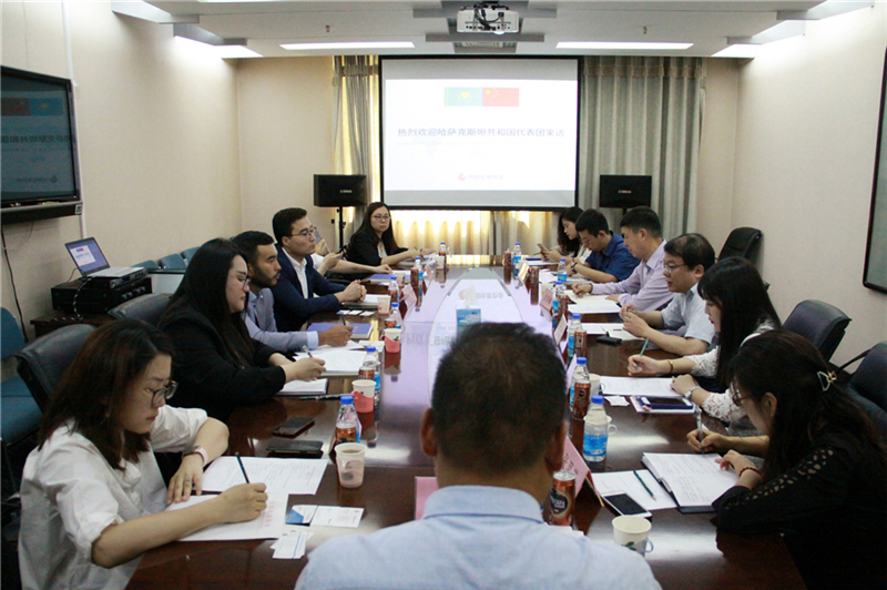 中国信息协会朱玉副会长会见哈萨克斯坦代表团      