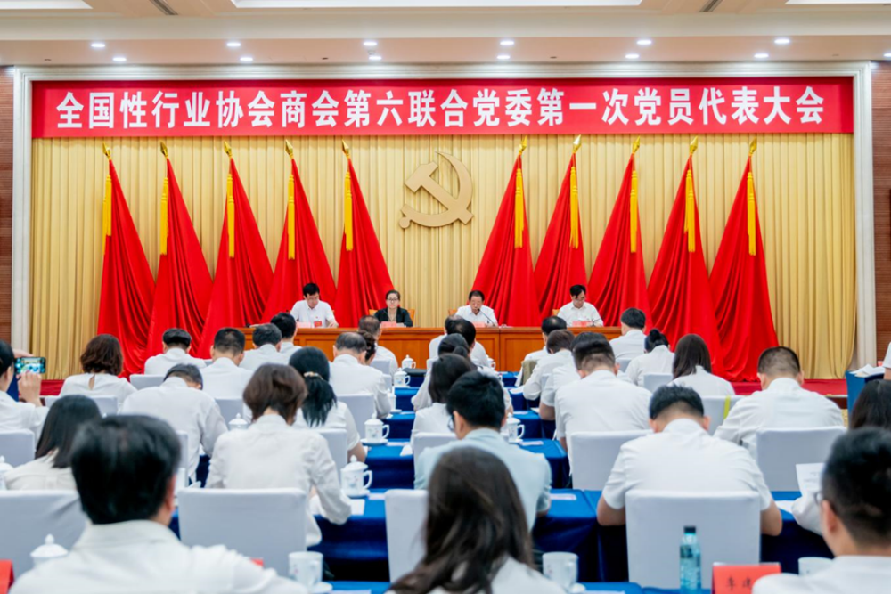 全国性行业协会商会第六联合党委第一次党员代表大会胜利召开